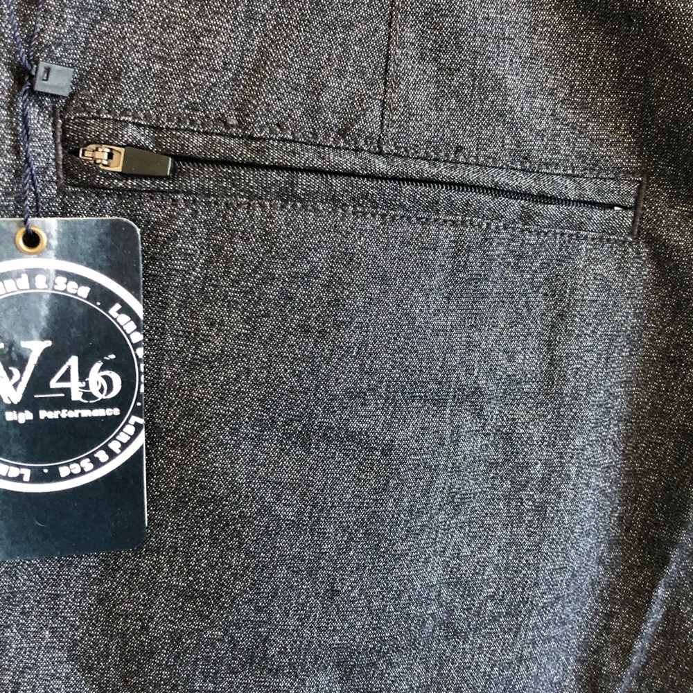 Vintage 1946 Blue/Green Flat Front Golf Shorts - Picture 5 of 14